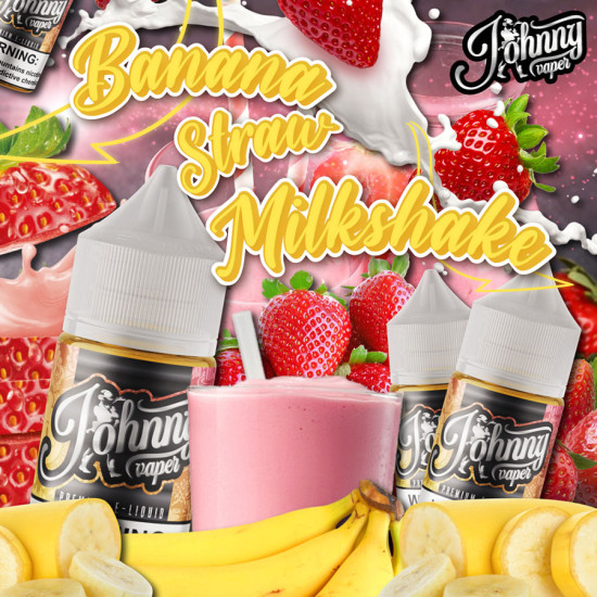 Banana Straw Milkshake - 30ml Banana Straw Milkshake - 30ml