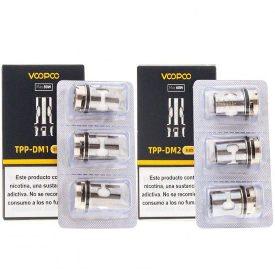 Voopoo TPP DM2 0.2ohm Coil - (3'lü Paket) Voopoo TPP DM2 0.2ohm Coil - (3'lü Paket)