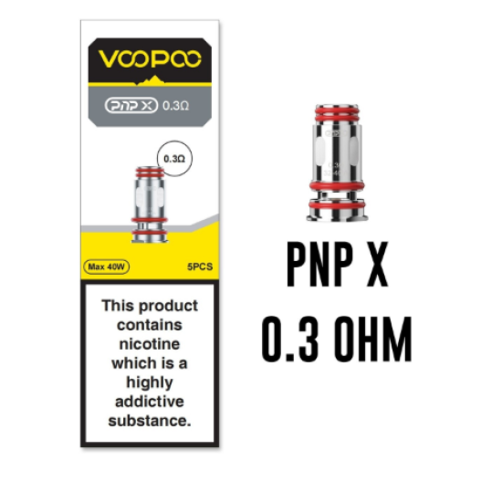 VOOPOO PnP-X Coil 0.3ohm (5'li) VOOPOO PnP-X Coil 0.3ohm (5'li)
