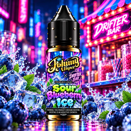Sour Blueberry Ice Drifter Bar - 30ml Sour Blueberry Ice Drifter Bar - 30ml